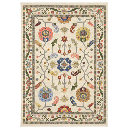 Lucca 5506W Ivory Oriental Rug