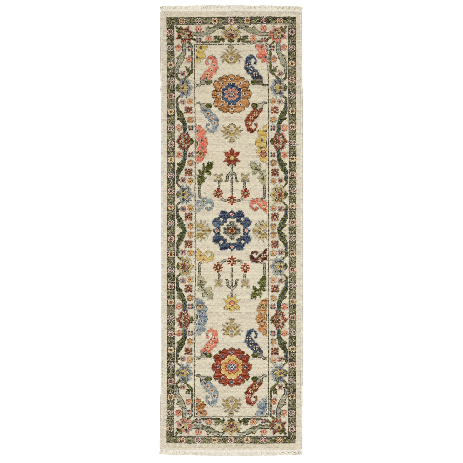 Lucca 5506W Ivory Oriental Rug
