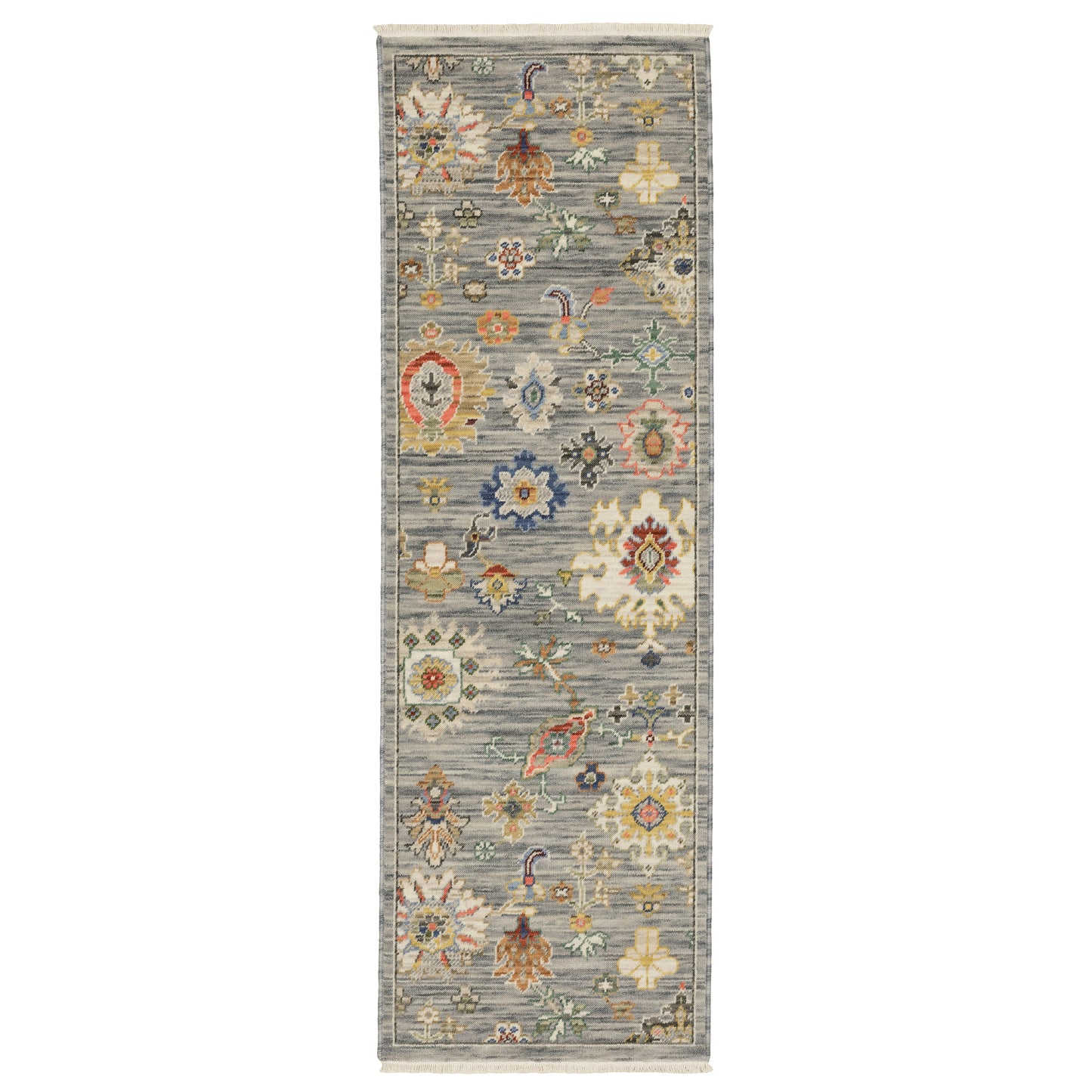 Lucca 5507E Grey Oriental Rug