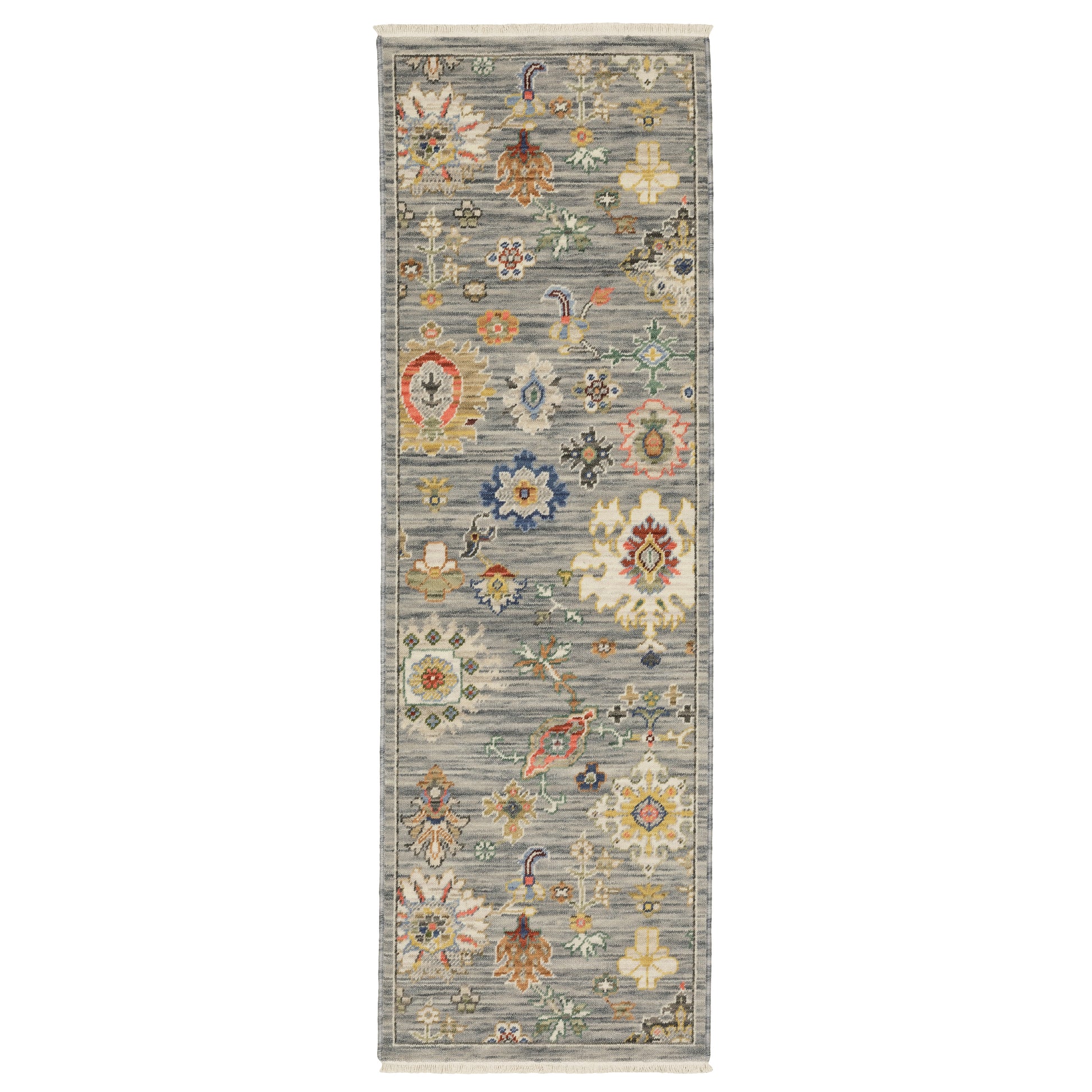 Lucca 5507E Grey Oriental Rug