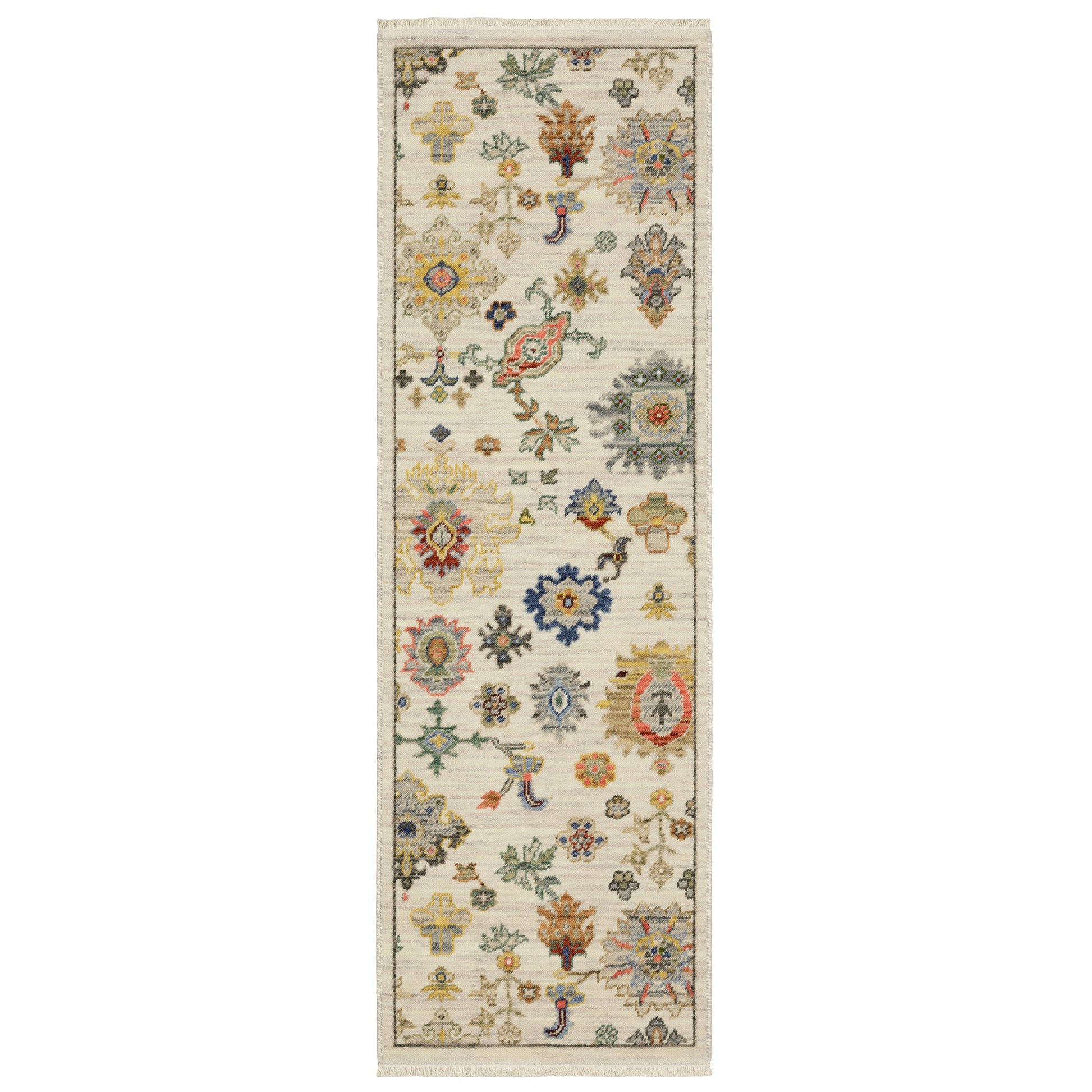 Lucca 5507W Ivory Oriental Rug