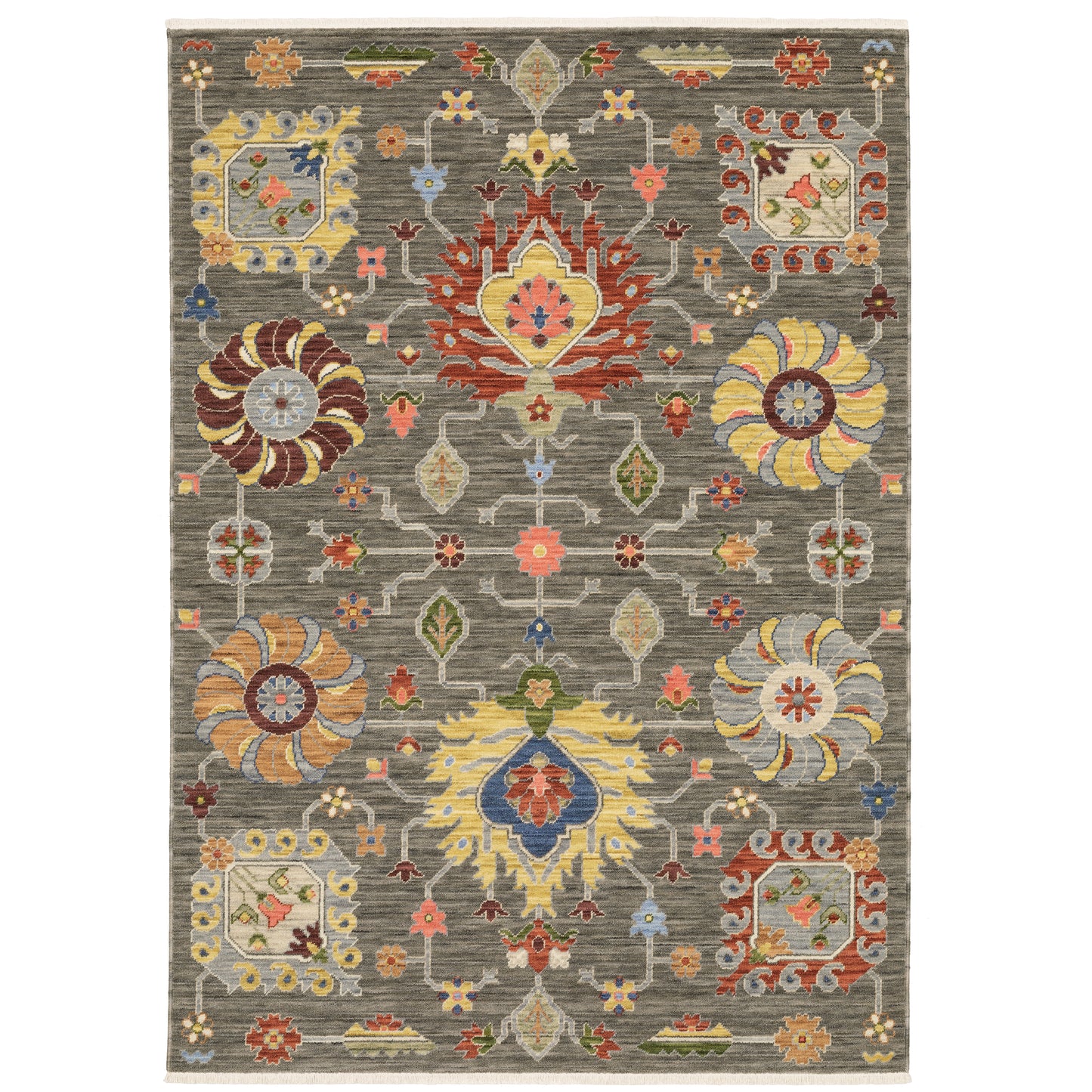 Lucca 8111K Grey Oriental Rug