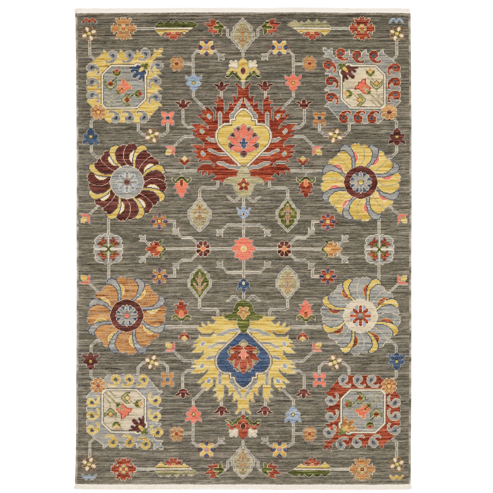 Lucca 8111K Grey Oriental Rug
