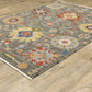 Lucca 8111K Grey Oriental Rug