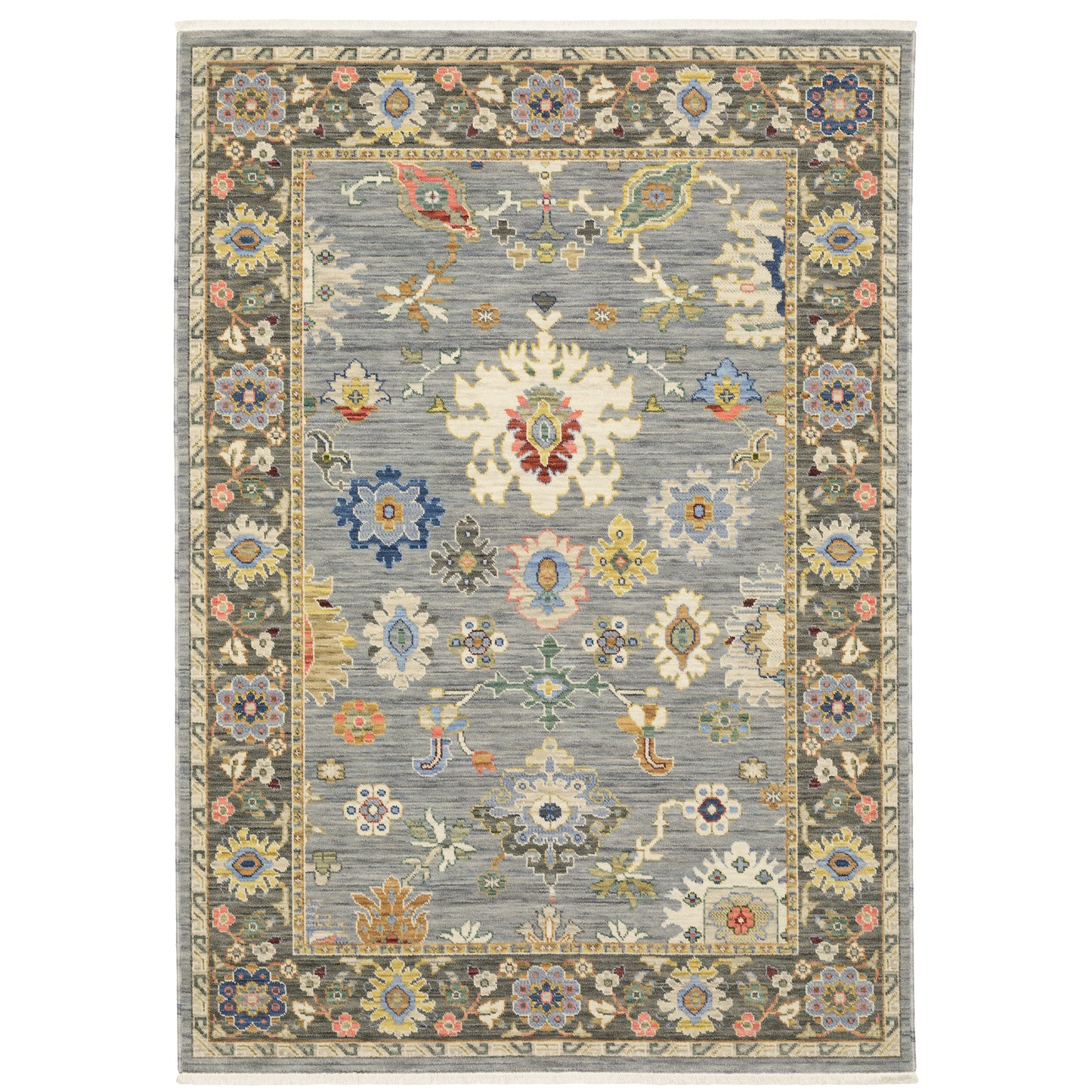 Lucca 846D1 Blue Oriental Rug