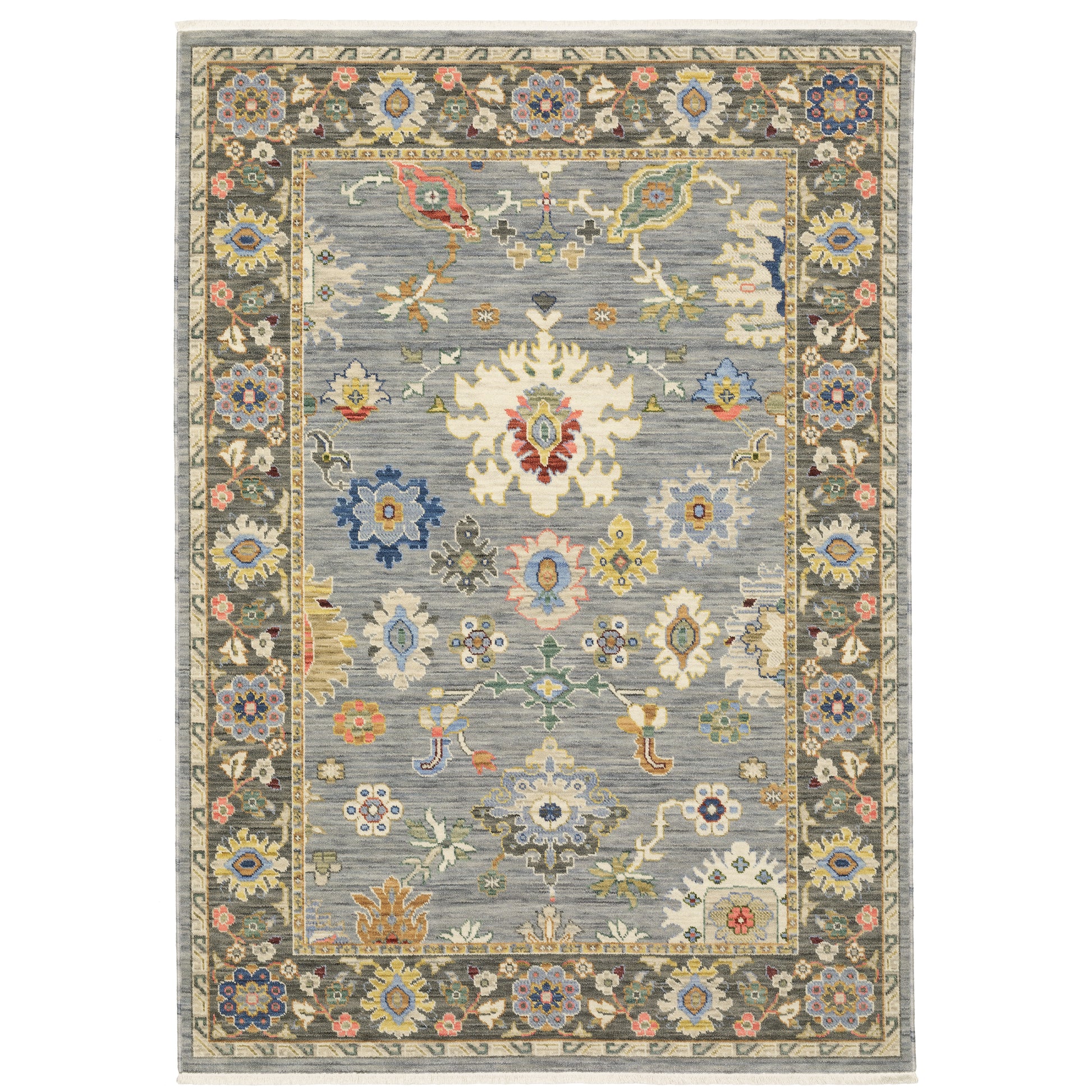 Lucca 846D1 Blue Oriental Rug