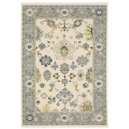 Lucca 846H1 Ivory Oriental Rug