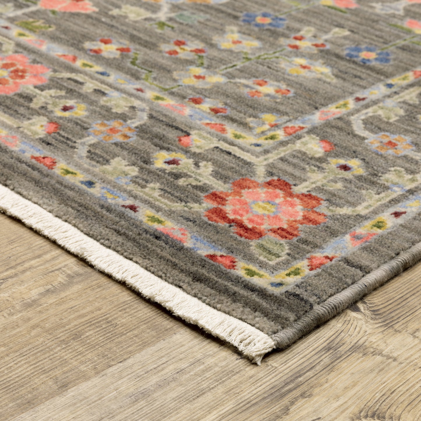 Lucca 093K1 Grey Oriental Rug