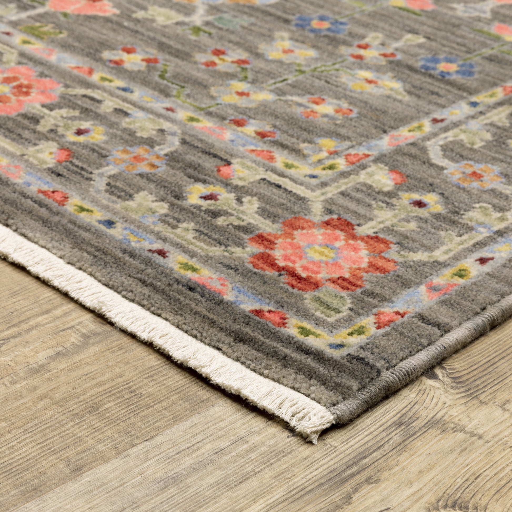 Lucca 093K1 Grey Oriental Rug