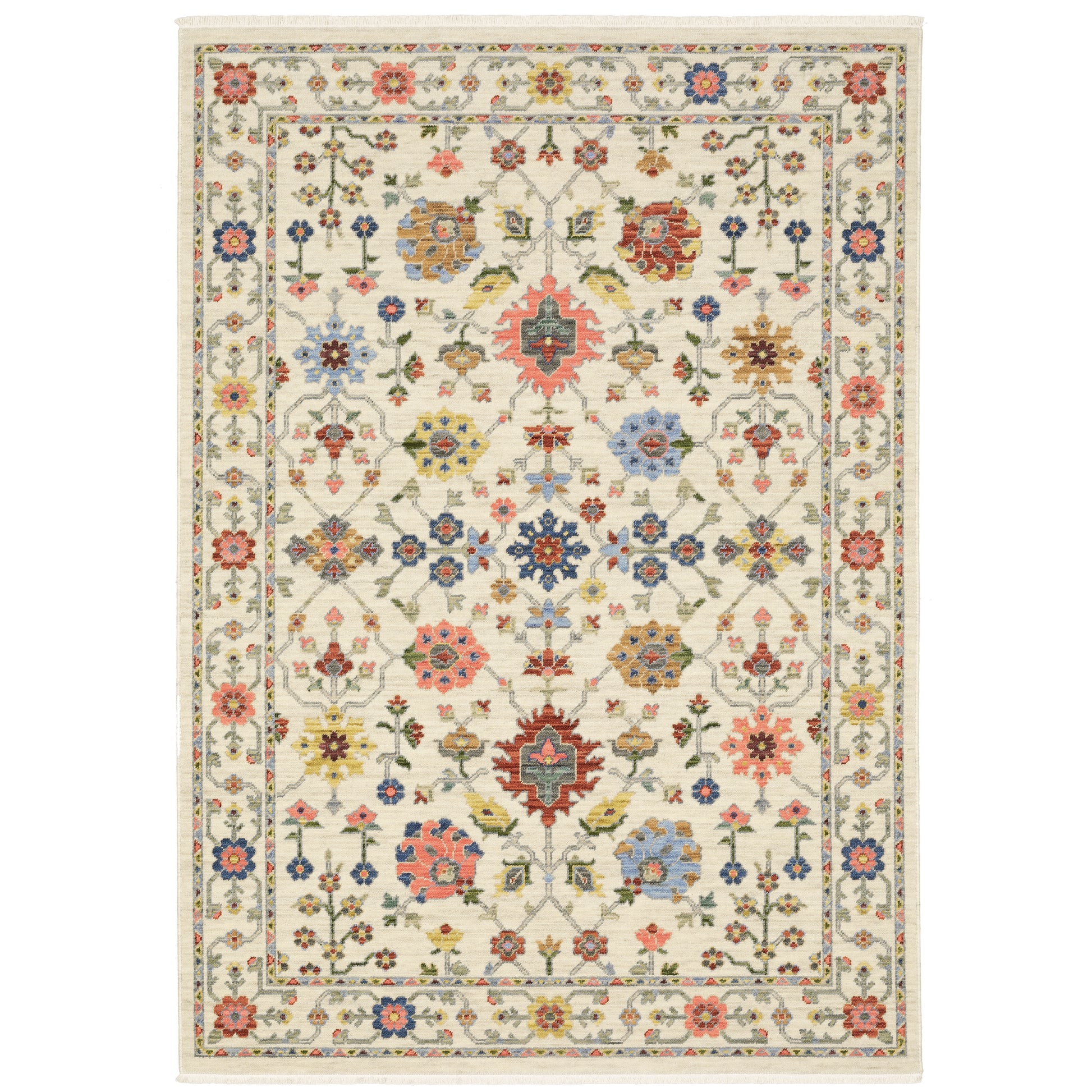 Lucca 093W1 Ivory Oriental Rug