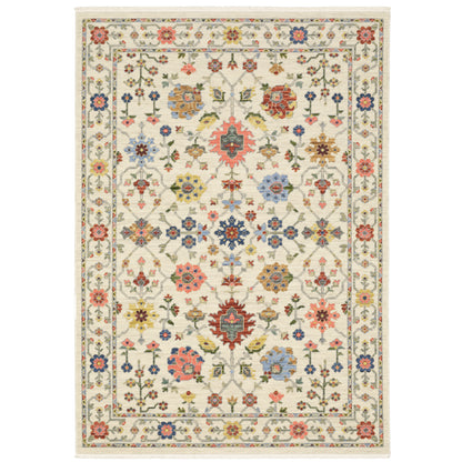 Lucca 093W1 Ivory Oriental Rug