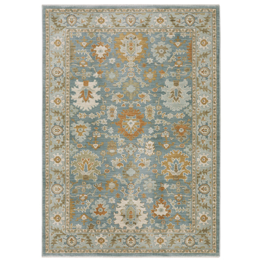 Maeve MAE02 Blue Oriental Rug