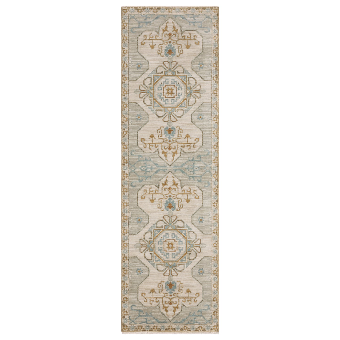 Maeve Mae09 Beige/ Grey Medallion Southwest/Lodge Rug