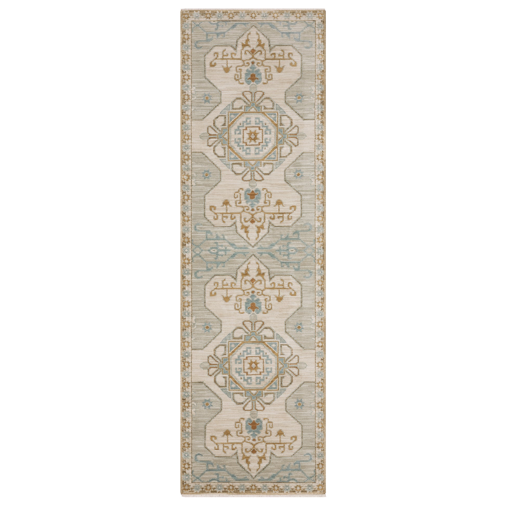 Maeve Mae09 Beige/ Grey Medallion Southwest/Lodge Rug