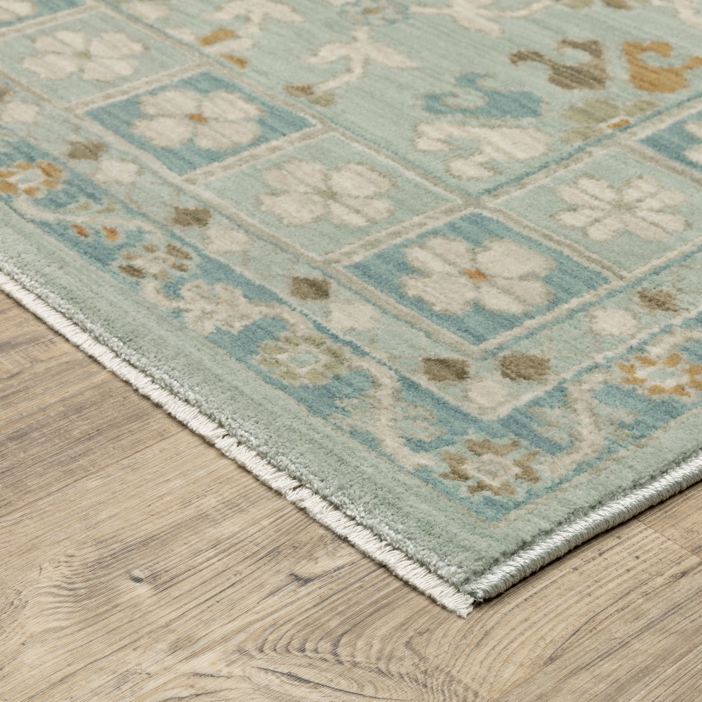 Maeve MAE14 Blue Floral Rug
