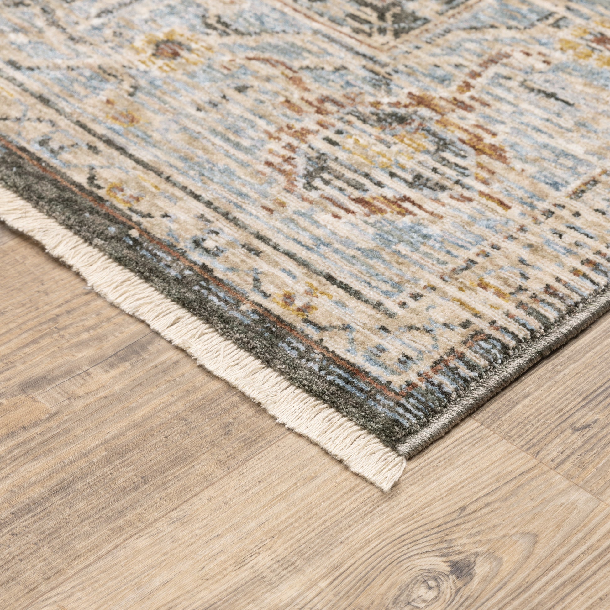 Maharaja 1803X Charcoal Medallion Rug