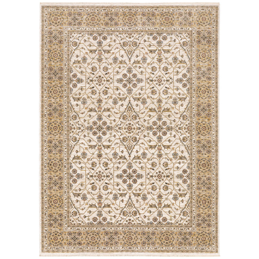 Maharaja 001J1 Ivory Oriental Rug