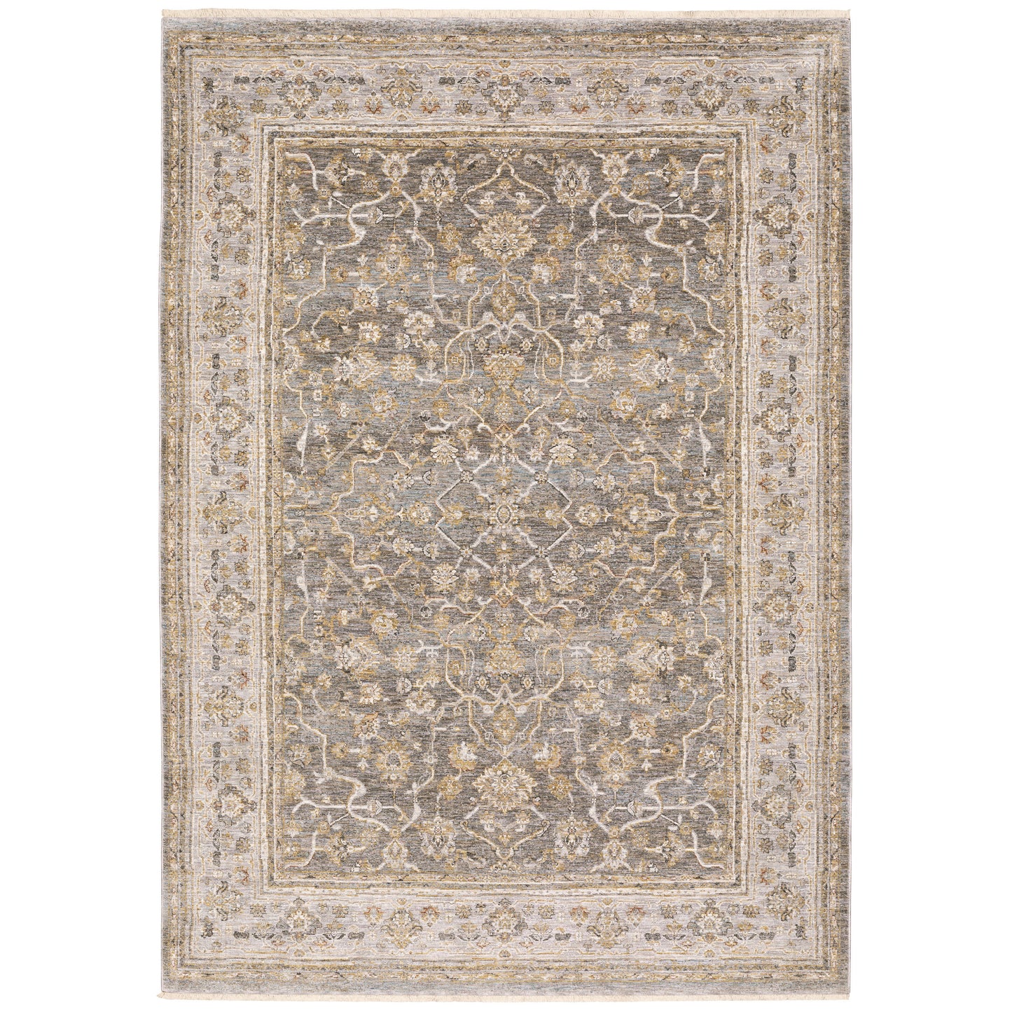 Maharaja 040M1 Grey Oriental Rug