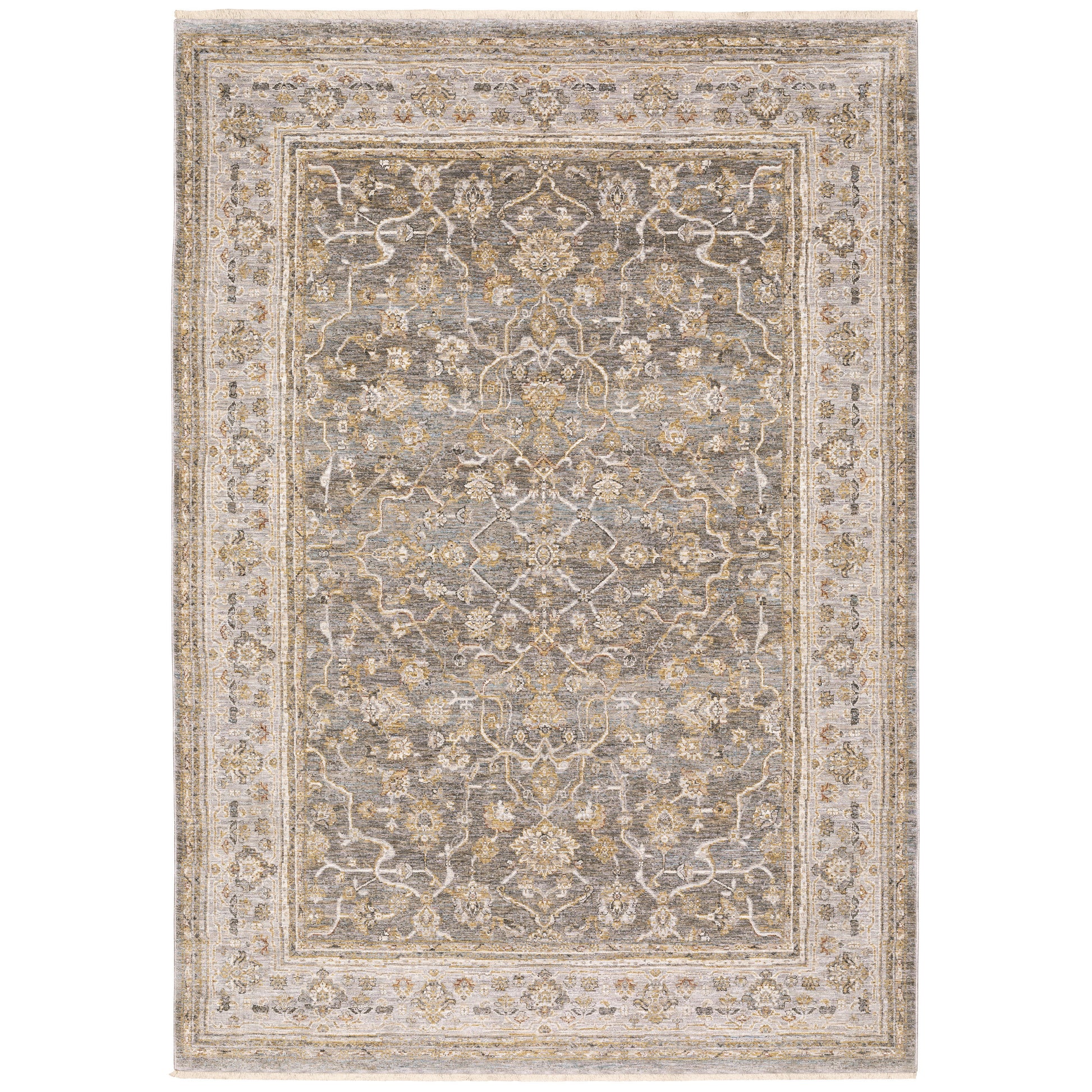 Maharaja 040M1 Grey Oriental Rug