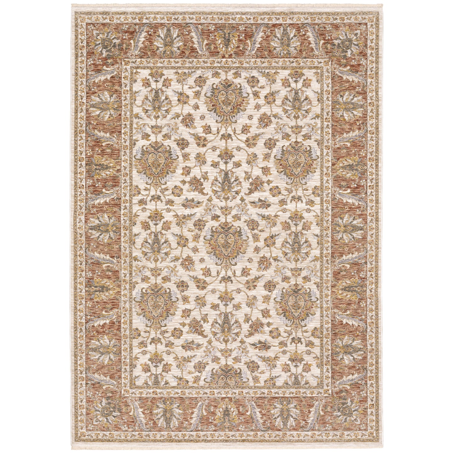 Maharaja 5091Q Ivory Oriental Rug