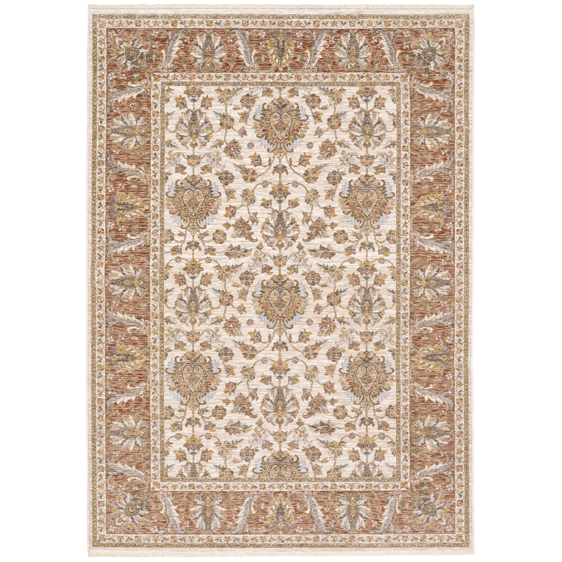 Maharaja 5091Q Ivory Oriental Rug