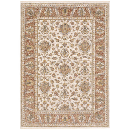 Maharaja 5091Q Ivory Oriental Rug