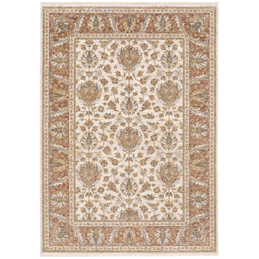 Maharaja 5091Q Ivory Oriental Rug