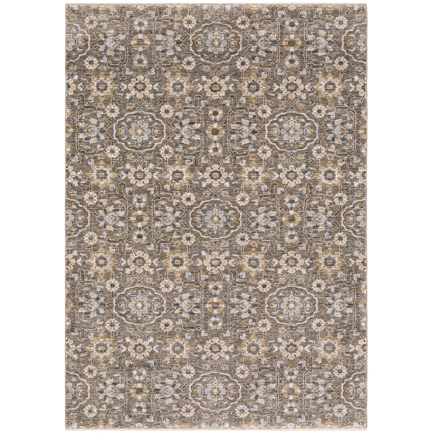 Maharaja 532D1 Grey Floral Rug