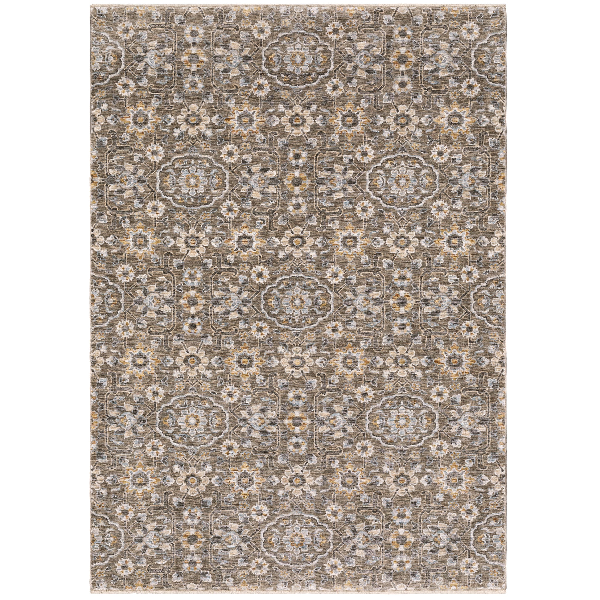 Maharaja 532D1 Grey Floral Rug