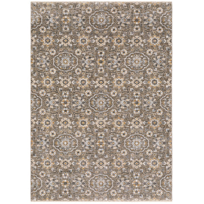 Maharaja 532D1 Grey Floral Rug