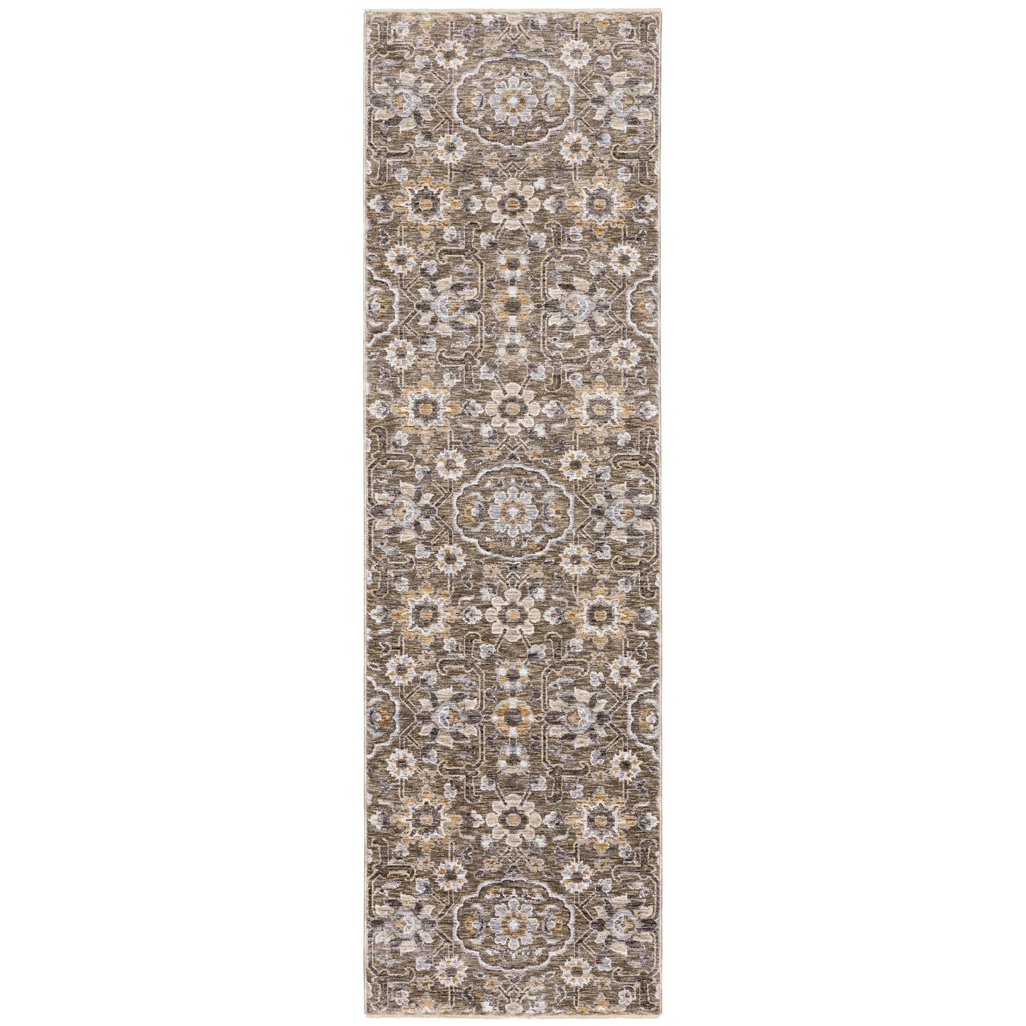 Maharaja 532D1 Grey Floral Rug