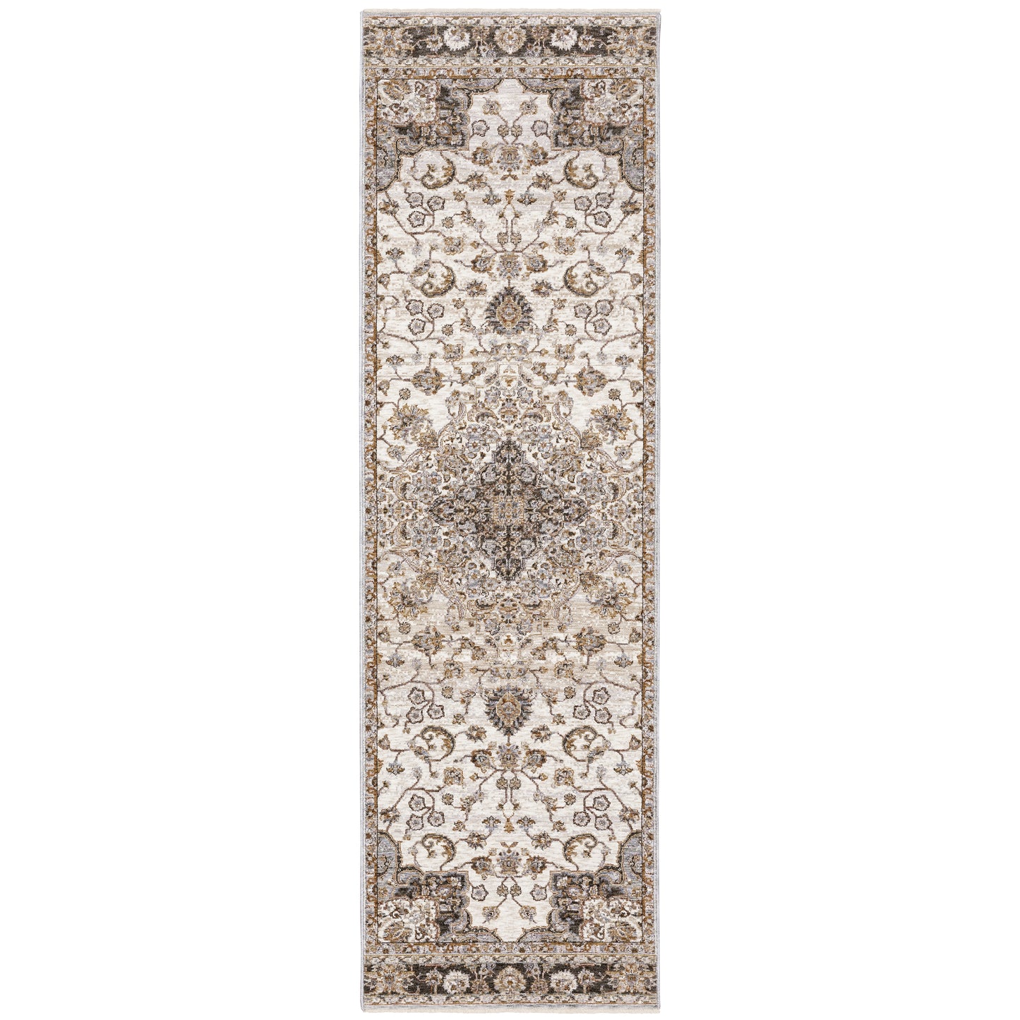 Maharaja 660J1 Ivory Medallion Rug