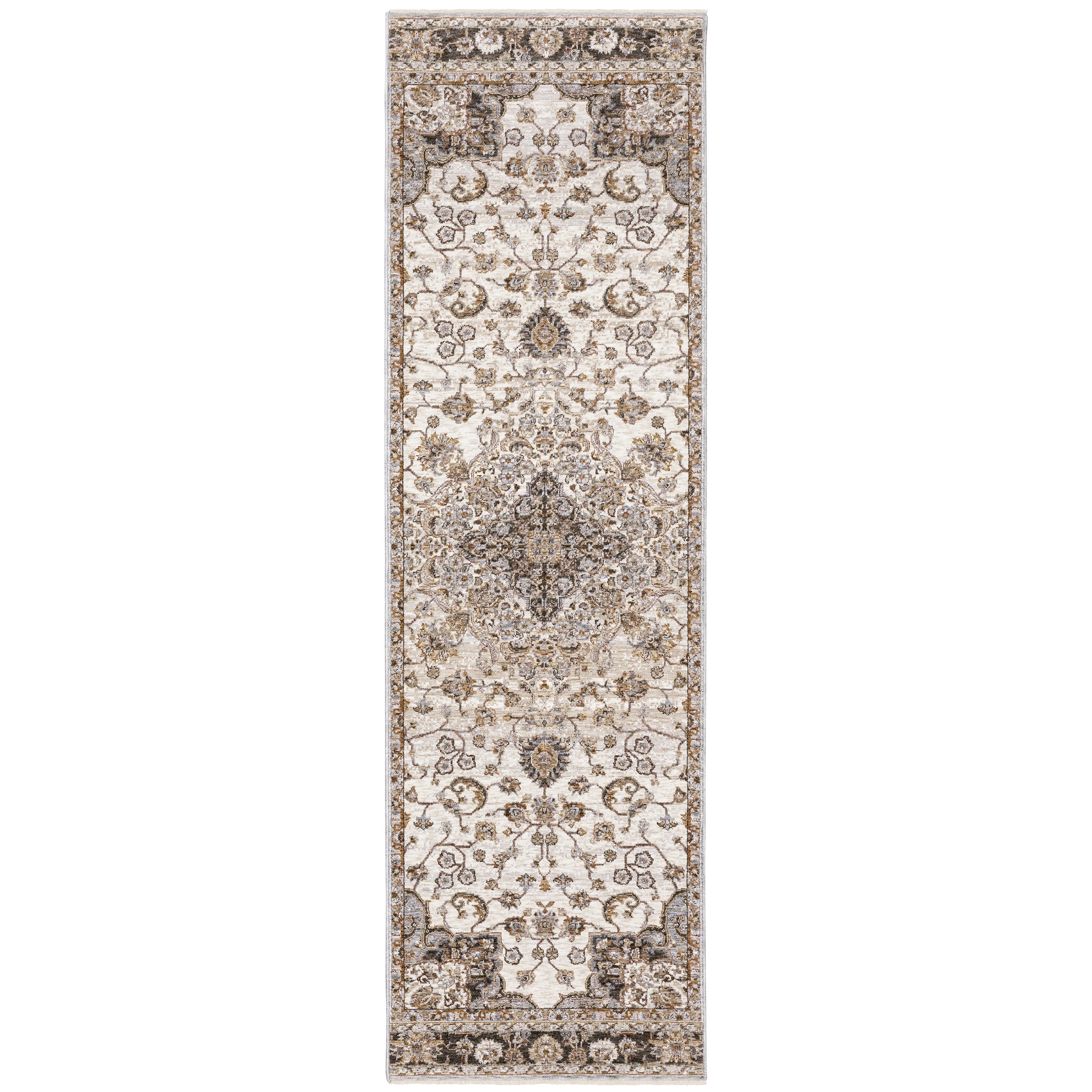 Maharaja 660J1 Ivory Medallion Rug