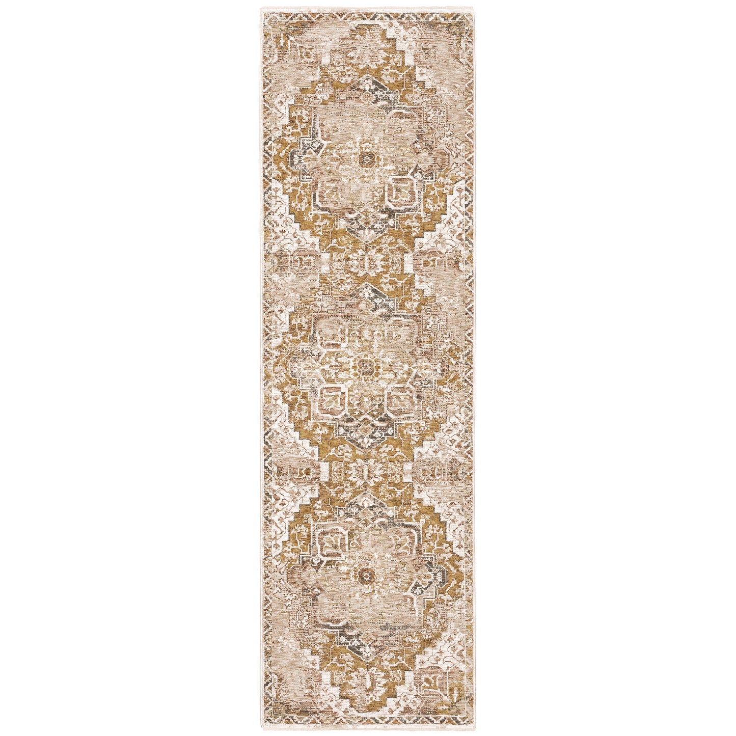 Maharaja 661C1 Gold Medallion Rug