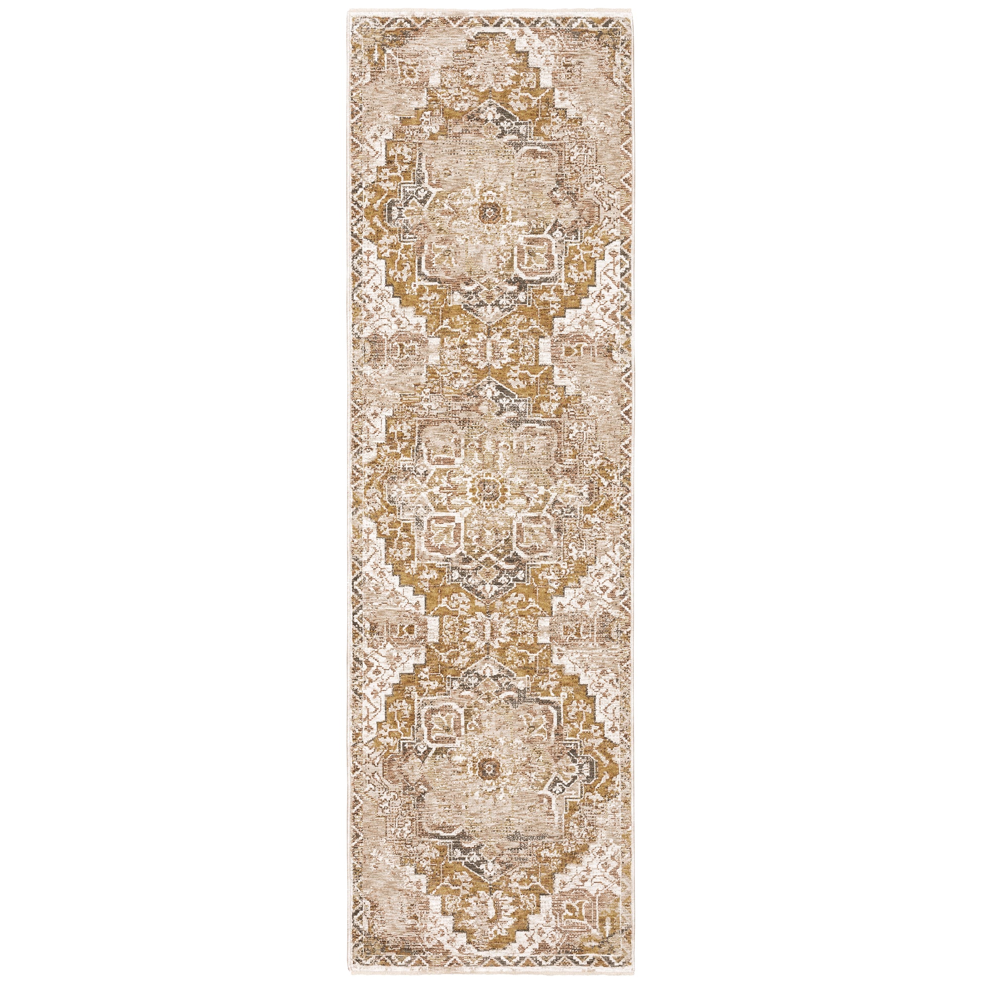 Maharaja 661C1 Gold Medallion Rug