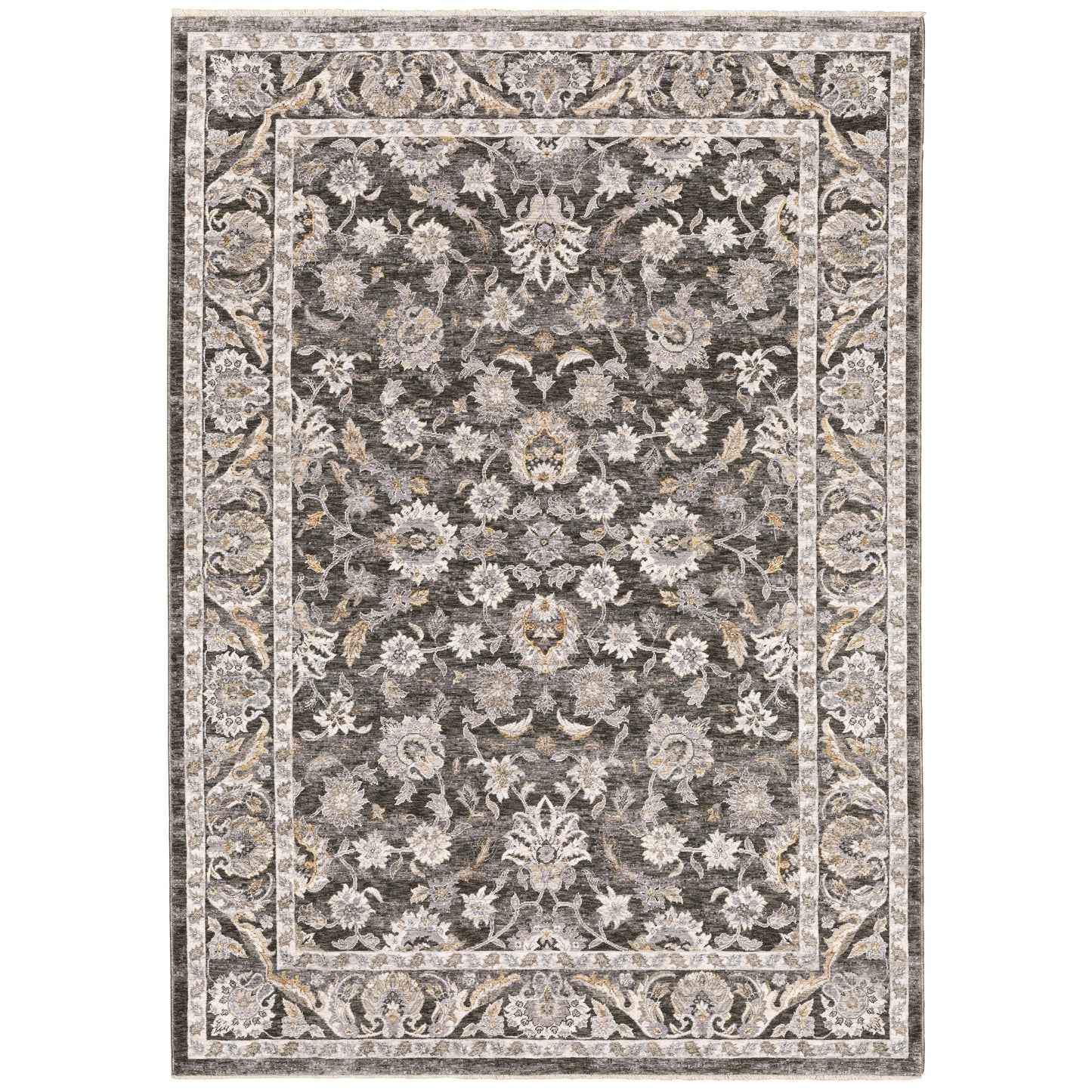Maharaja 070N1 Charcoal Oriental Rug