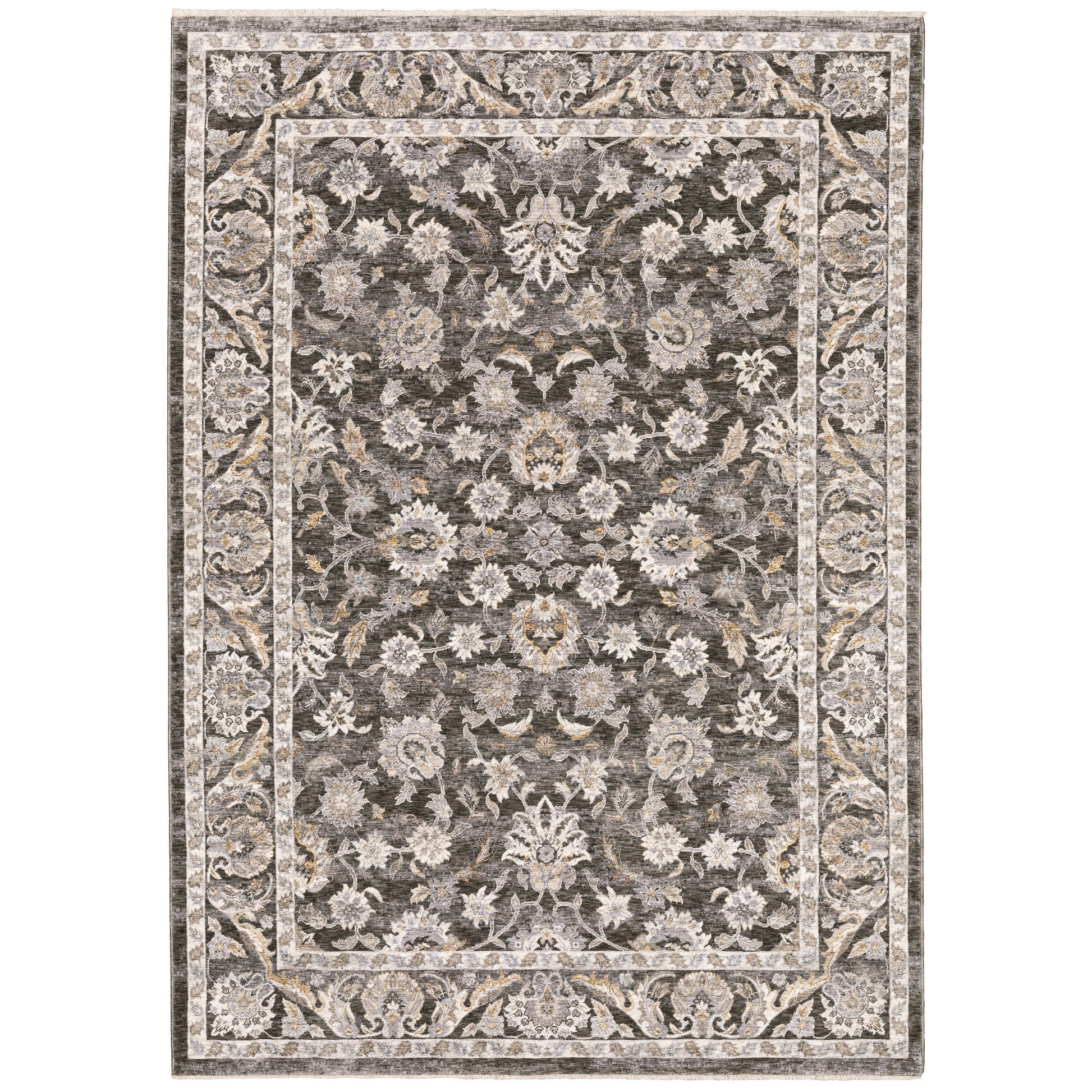 Maharaja 070N1 Charcoal Oriental Rug