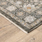 Maharaja 071N1 Charcoal Floral Rug
