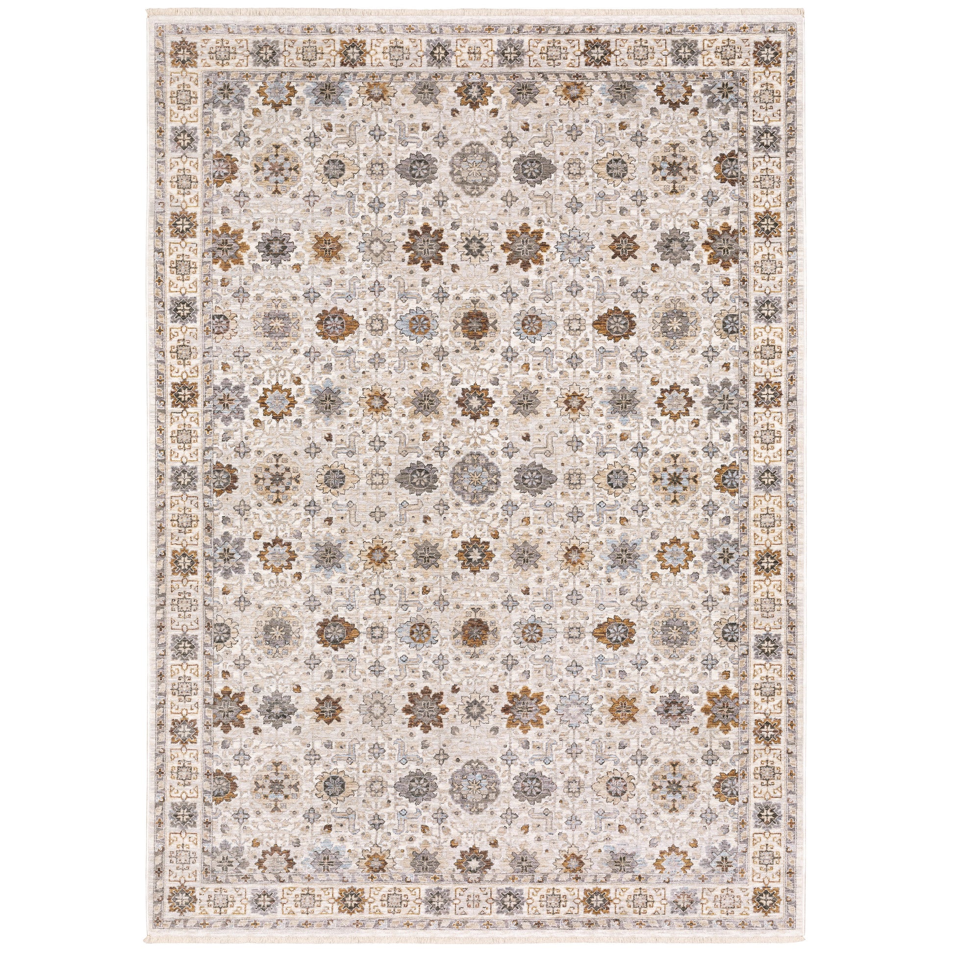 Maharaja 071W1 Ivory Floral Rug