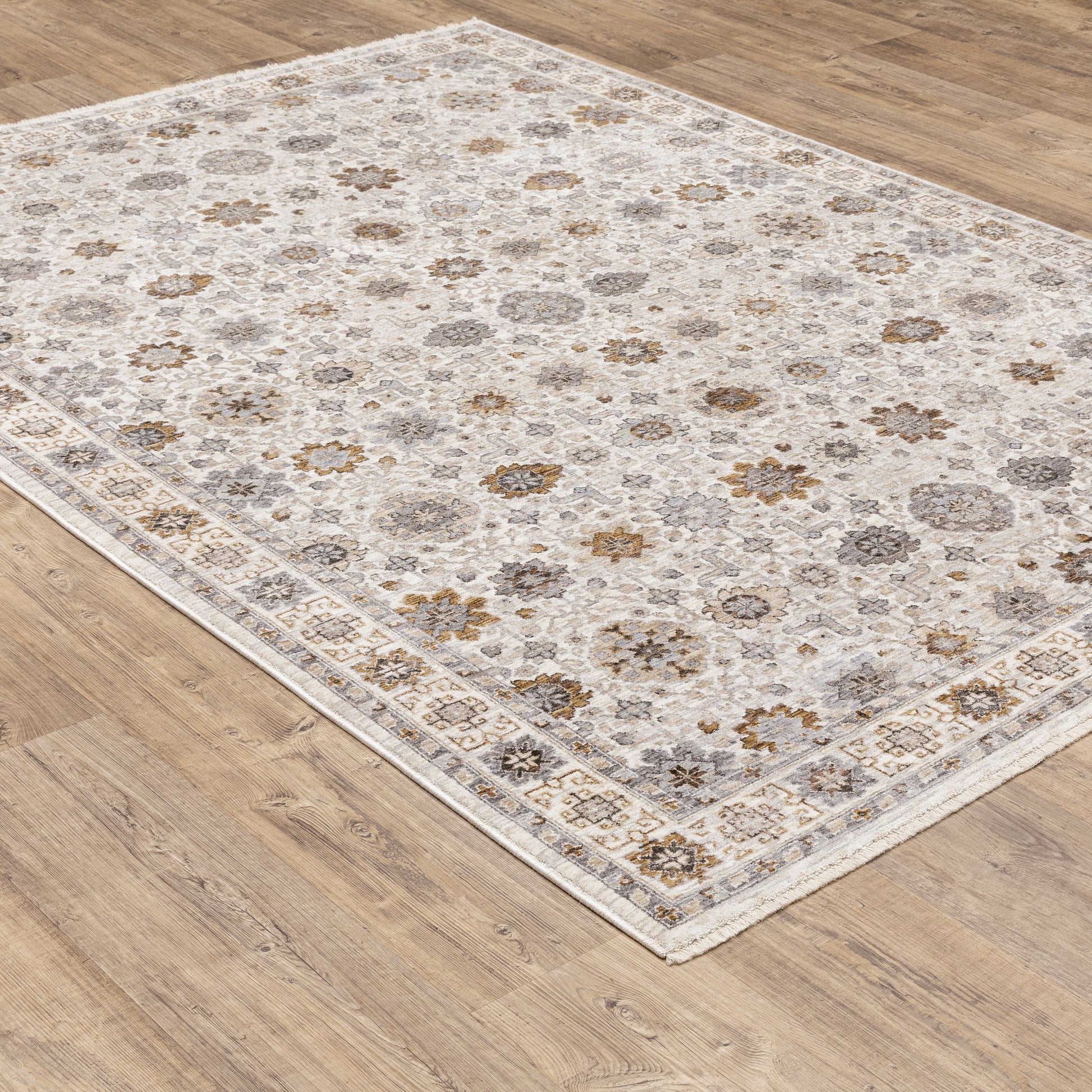 Maharaja 071W1 Ivory Floral Rug