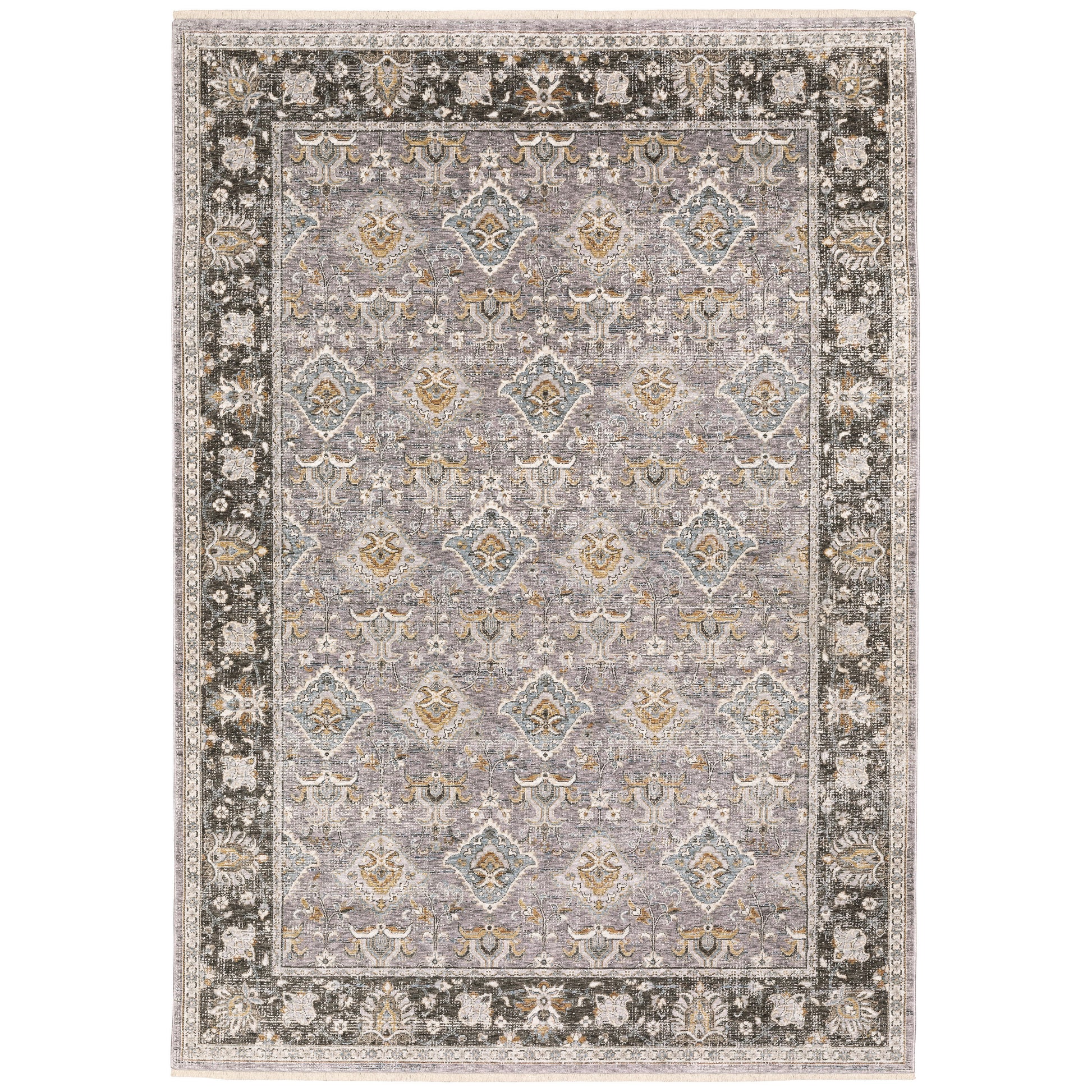 Maharaja 091E1 Grey Distressed Rug
