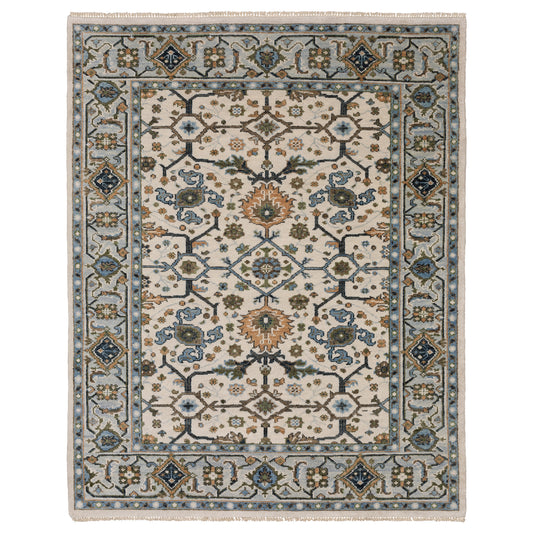Majorca MAJ01 Ivory Floral Rug