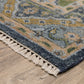 Majorca MAJ03 Blue Floral Rug