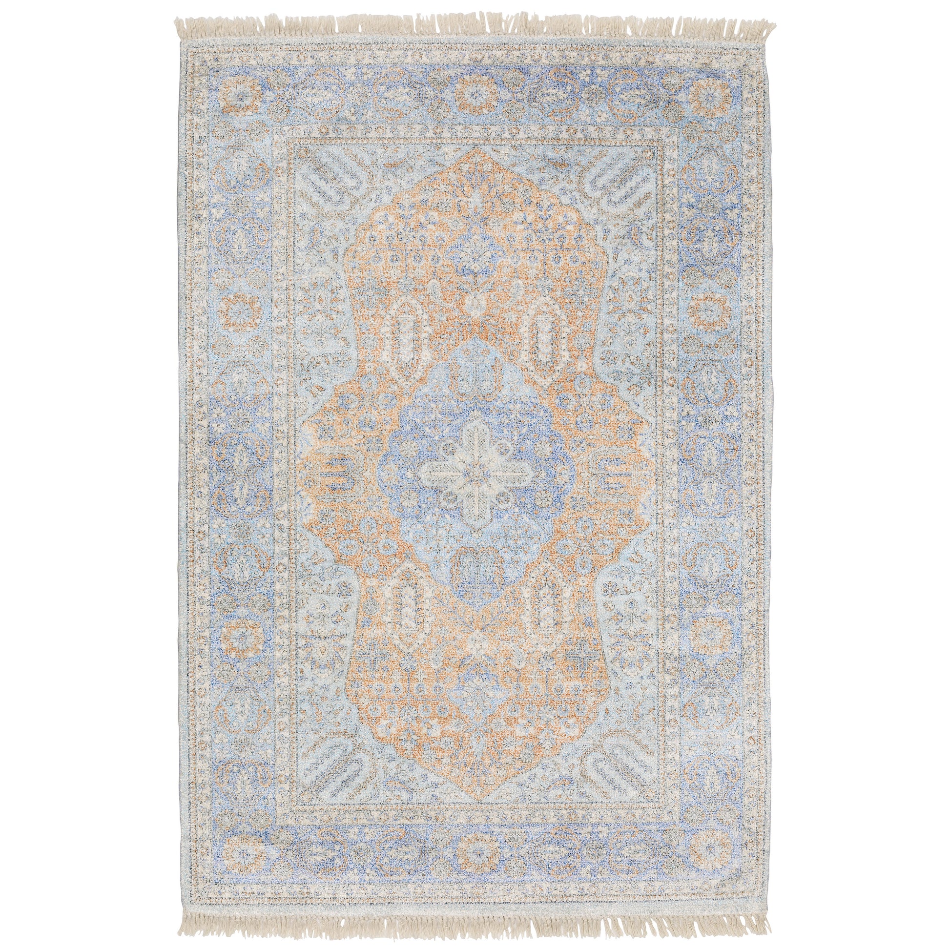 Malabar 45301 Blue Medallion Rug
