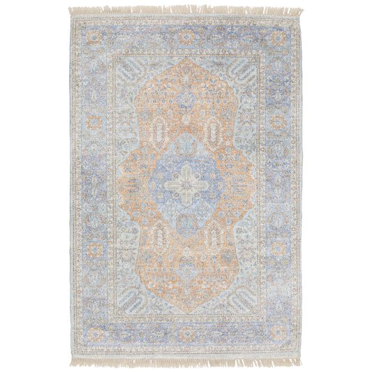 Malabar 45301 Blue Medallion Rug