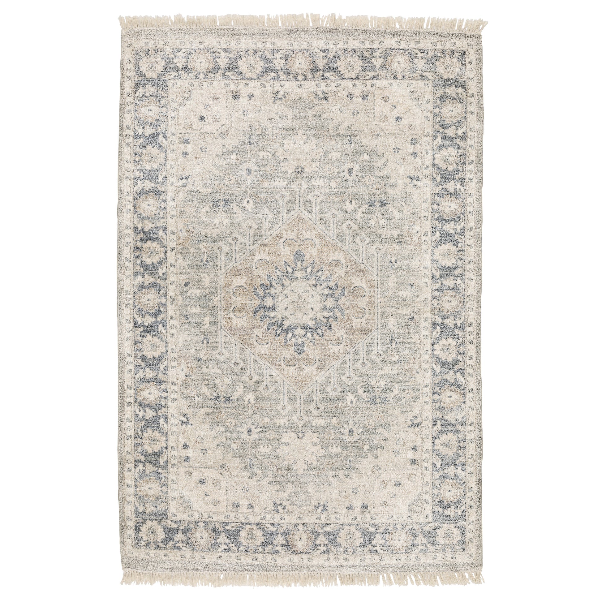 Malabar 45302 Beige Medallion Rug