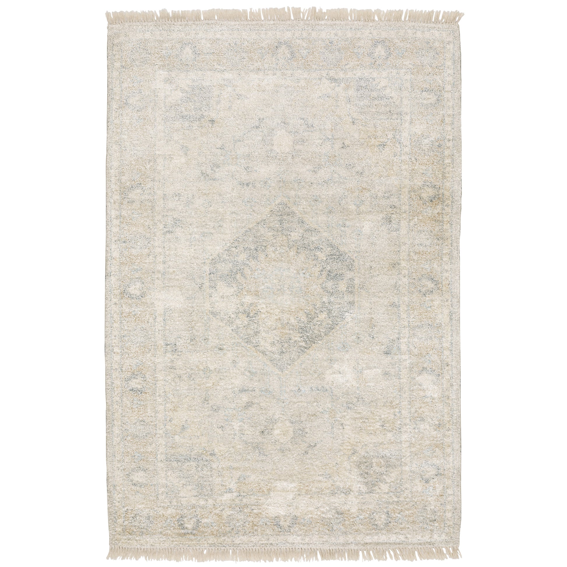 Malabar 45303 Beige Distressed Rug