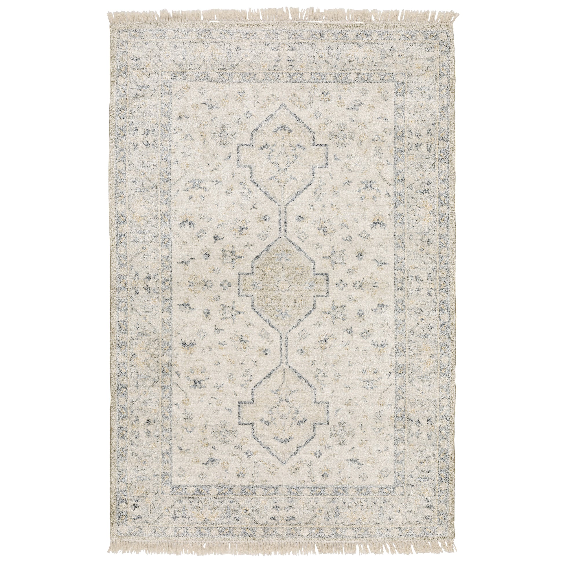 Malabar 45304 Beige Distressed Rug