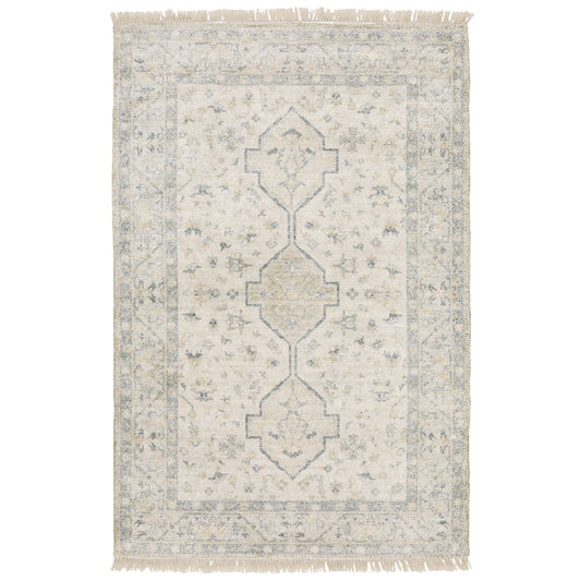 Malabar 45304 Beige Distressed Rug