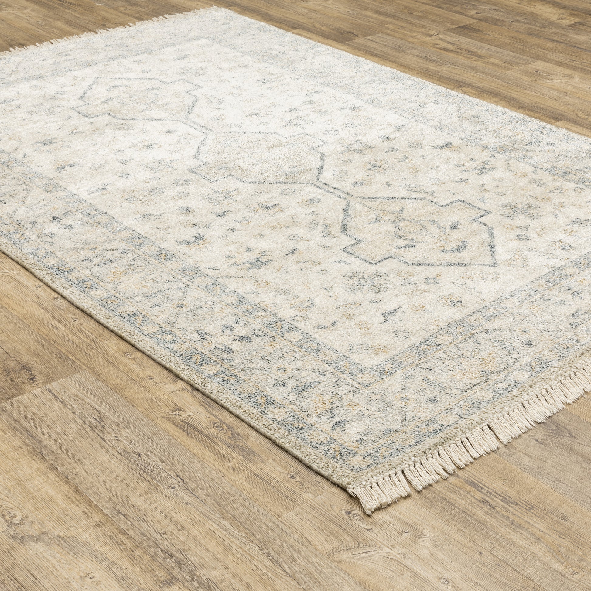 Malabar 45304 Beige Distressed Rug